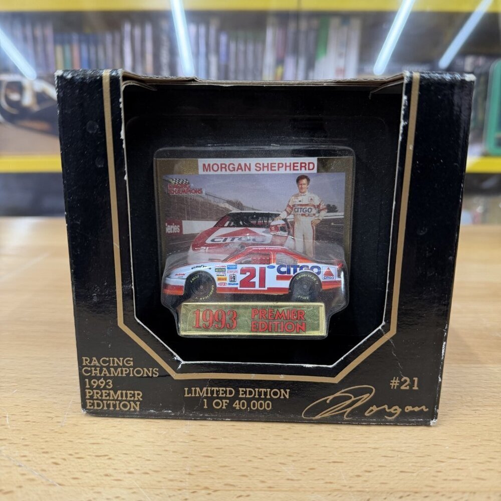 Racing Champions 1993 Premier Edition #21 Morgan Shepherd 1:64 Scale